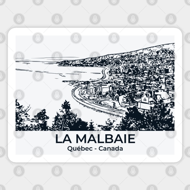 La Malbaie - Québec Magnet by Lakeric